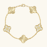 CLOVER | Golden Guilloché Bracelet Prestige