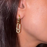18K EXCLUSIVE | Myla Double Hoop Earrings