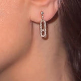 EXCLUSIVE | Myla Diamanté Hoop Earrings