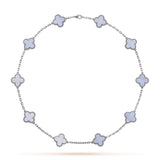 CLOVER | 10 Motive Purple Necklace